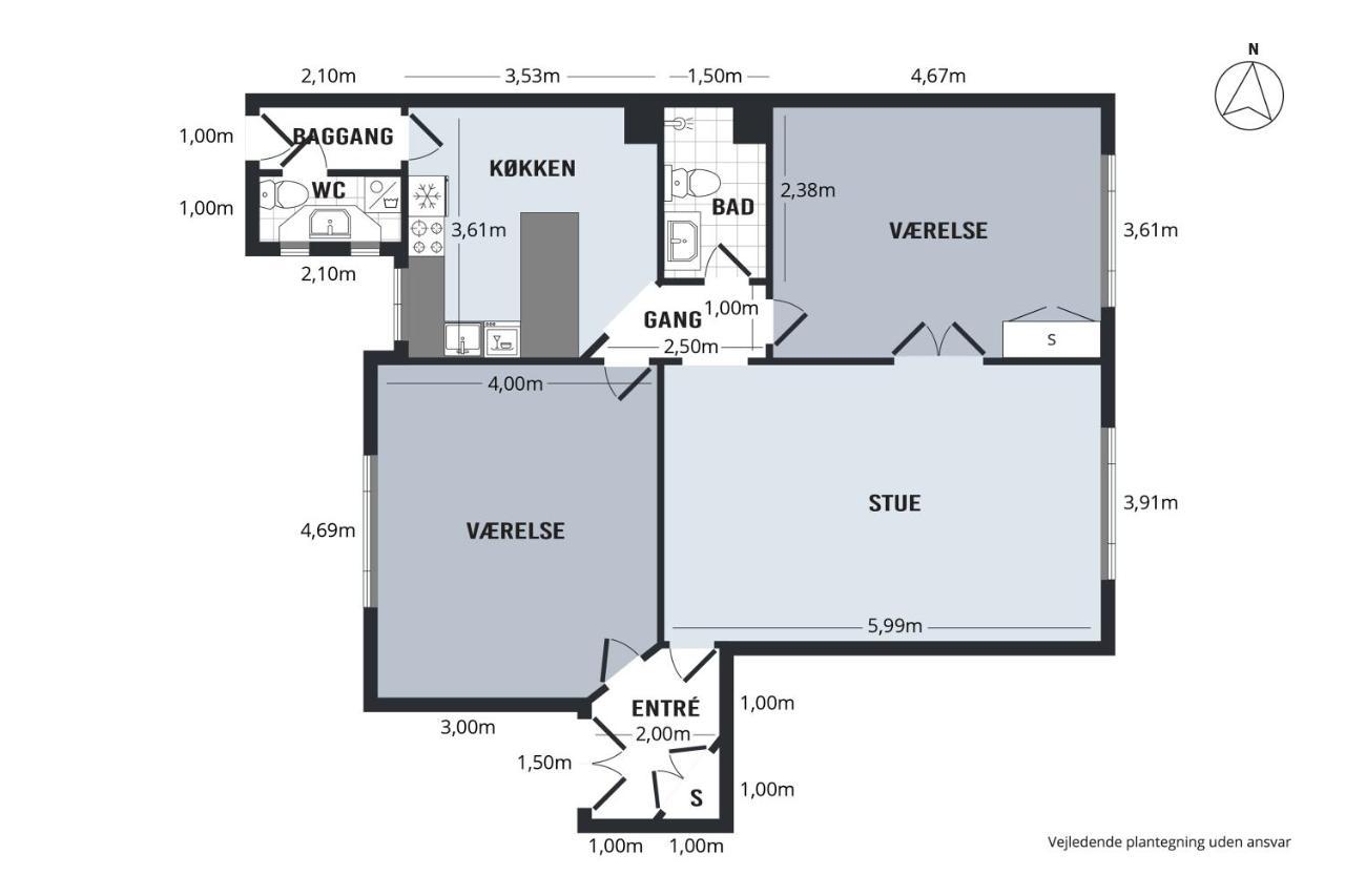 The Modern Aarhus Getaway Apartment Ngoại thất bức ảnh